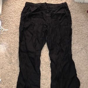 Black boho pants